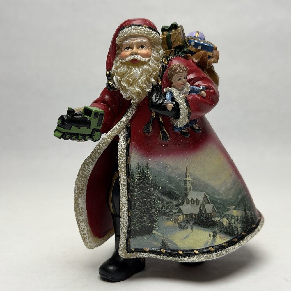Thomas Kinkade Old World Santa Ornaments Ashton Drake Christmas Lot of 10 Set 1 - Picture 12 of 14